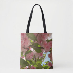 Bolsa Tote Floral Primavera da Árvore III da Cherry com duas
