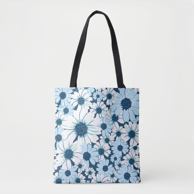 Bolsa Tote Floral seamless pattern /flower textilepattern, ab (Frente)
