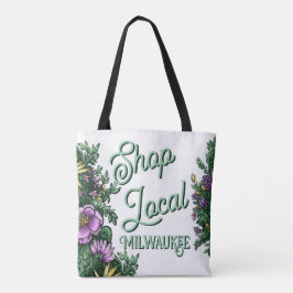 Bolsa Tote Floral Shop local, city