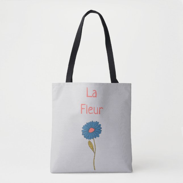 Bolsa Tote Floral Simples La Fleur Fllower (Frente)