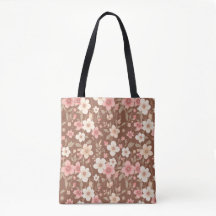 Bolsa Tote Floral - Sobre o Ombro