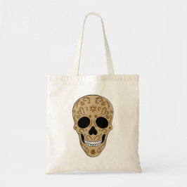 Bolsa Tote Floral Sugar Skull Dia de los Muertos
