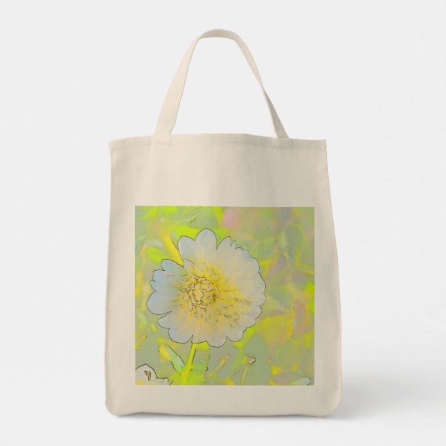 Bolsa Tote Floral Tote Bag (Verso)