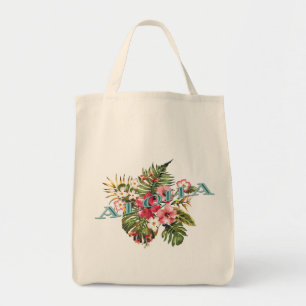 Bolsa Tote Floral tropical Aloha