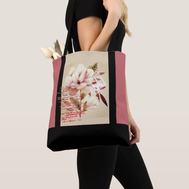 Bolsa tote floral vintage (Close Up)