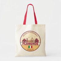 Florence Itália City Skyline Emblem