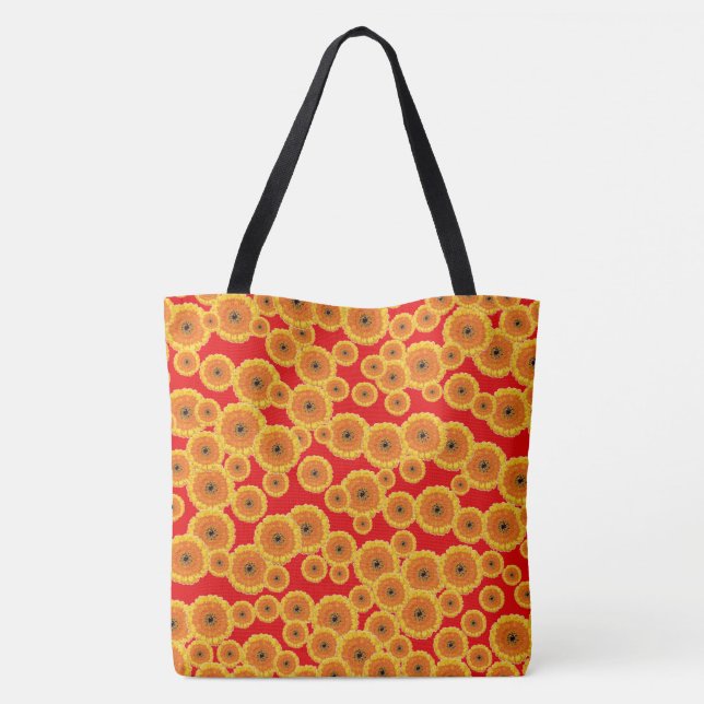Bolsa Tote Flores (Verso)