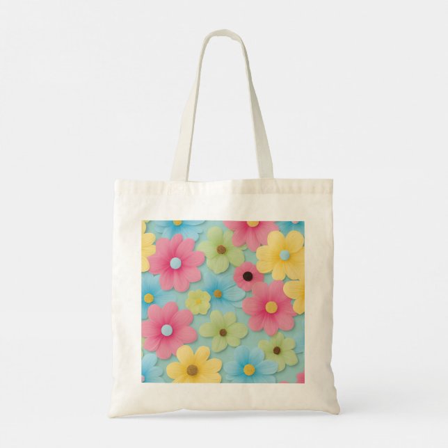 Bolsa Tote Flores (Verso)