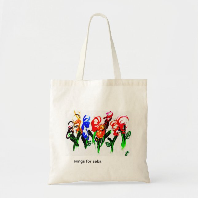 Bolsa Tote flores (Frente)