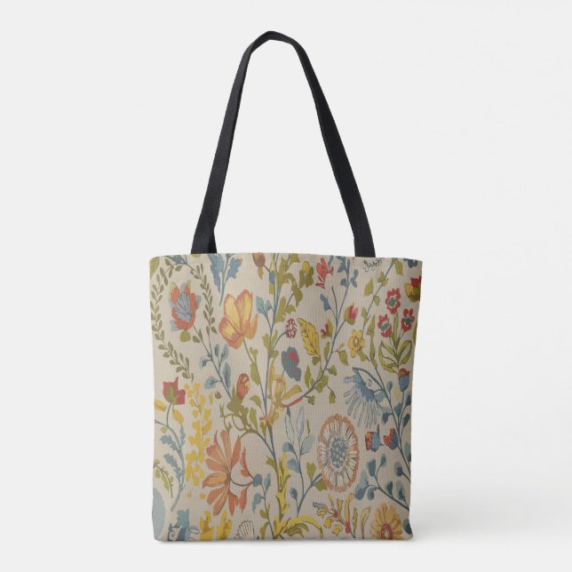 Bolsa Tote Flores (Verso)