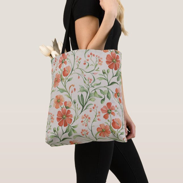 Bolsa Tote Flores 3 (Close Up)