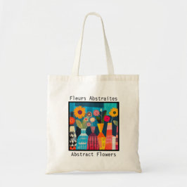 Bolsa Tote Flores Abstratas femininas