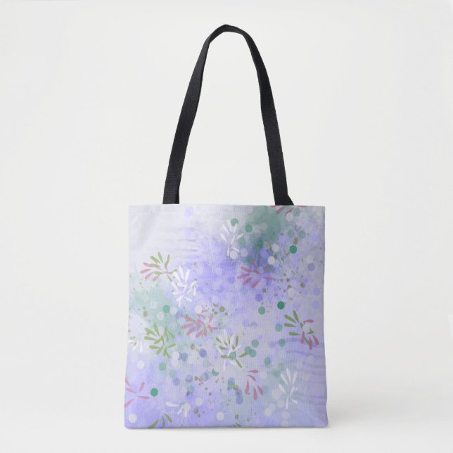 Bolsa Tote Flores abstratas Flores da Primavera (Frente)