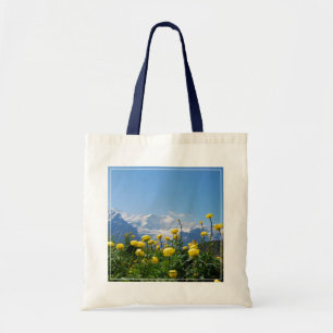 Bolsa Tote Flores   Alpes suíços Eiger Monch