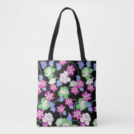 Bolsa Tote flores altas