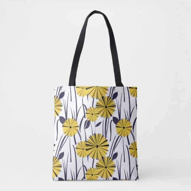 Bolsa Tote Flores amarelas (Frente)