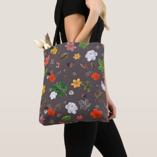 Bolsa Tote Flores Amarelas e Rosas Brancas 26