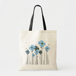 Bolsa Tote Flores azuis