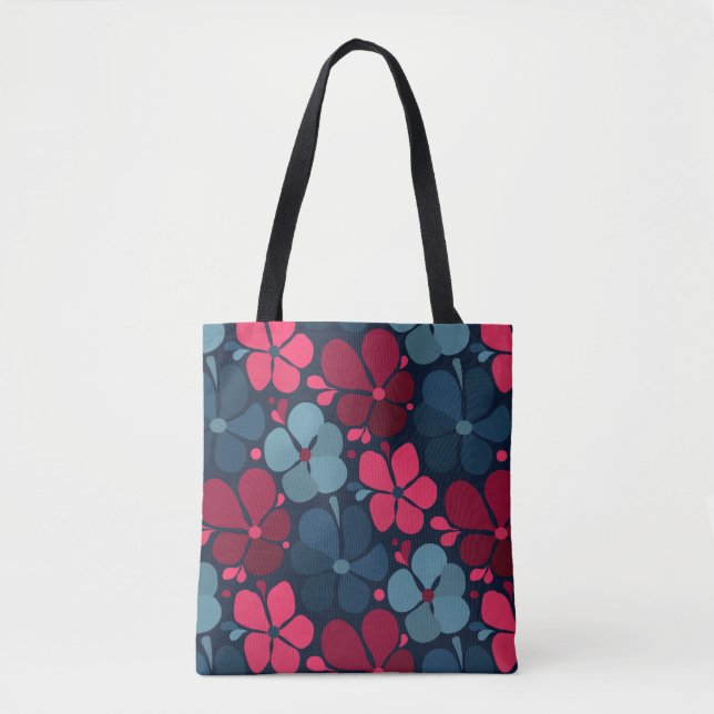Bolsa Tote flores boho (Frente)