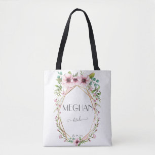 Bolsa Tote Flores Bonito de Anêmonas Rosa-Rosa