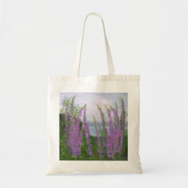 Bolsa Tote Flores bonito De Lupina Pelo Lago