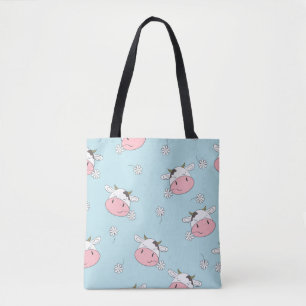 Bolsa Tote Flores bonito Para Meninas: Vintagem Desenhada À M