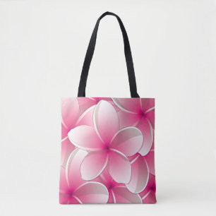 Bolsa Tote Flores Brilhantes Frangipani/ Plumeria