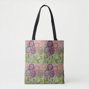 Bolsa Tote Flores Caprichosas