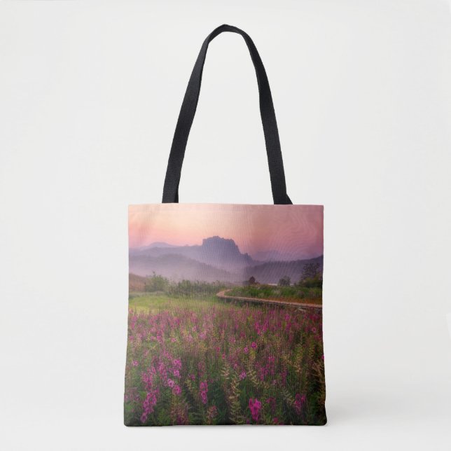 Bolsa Tote Flores | Chiang Dao, Chiang Mai, Tailândia (Frente)
