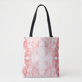 Bolsa Tote Flores cor-de-rosa