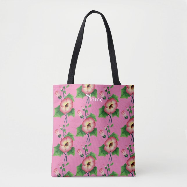 Bolsa Tote Flores Cor-de-Rosa Anormais Thunder_Cove (Frente)