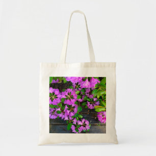 Bolsa Tote Flores cor-de-rosa-Elegante azáleas rosa flores co