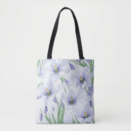 Bolsa Tote Flores Crocus