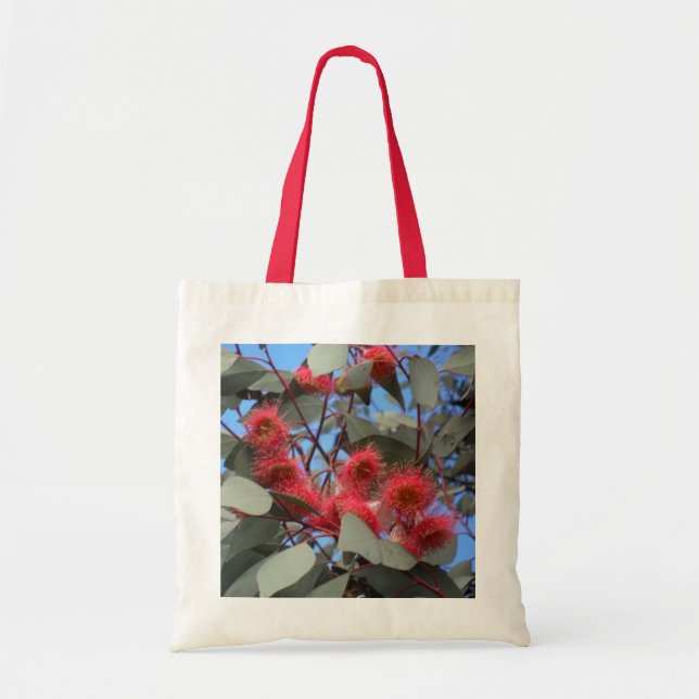 Bolsa Tote Flores da árvore de goma (Frente)