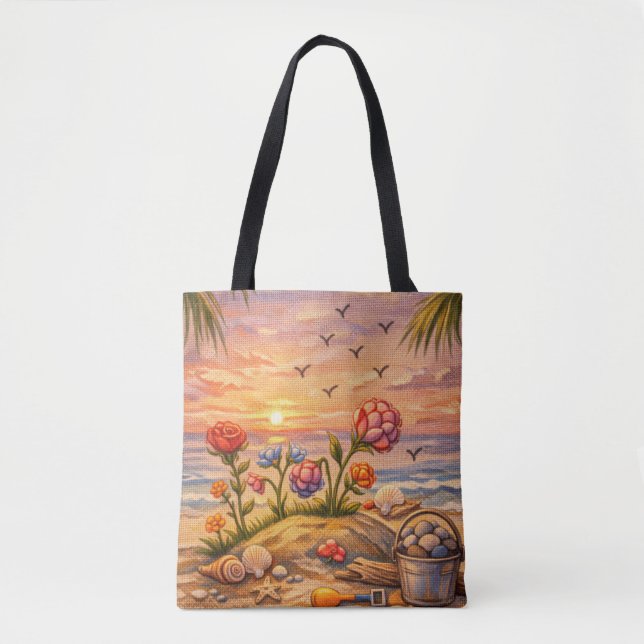 Bolsa Tote Flores da Costa (Frente)