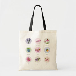 Bolsa Tote Flores da Nova Inglaterra