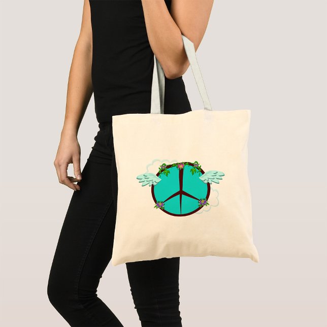Bolsa Tote Flores da Paz (Criador carregado)