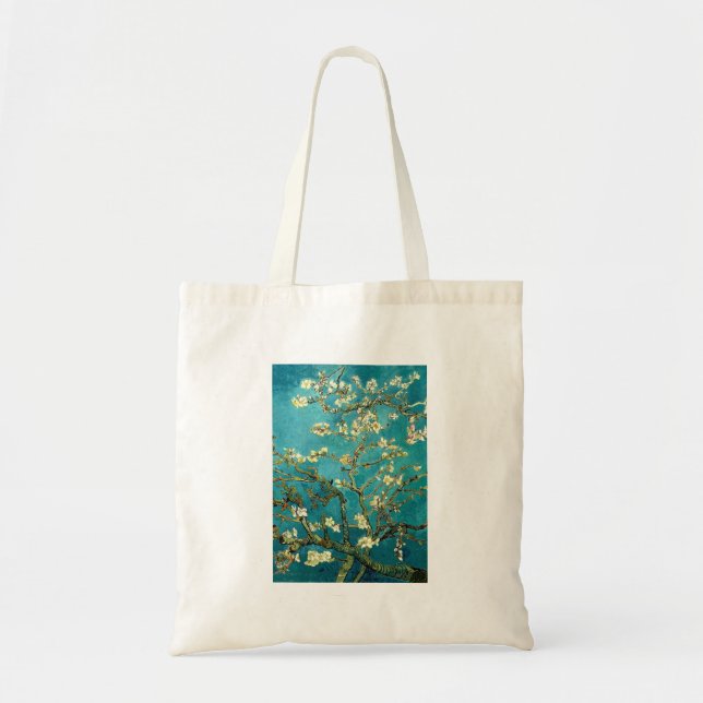 Bolsa Tote Flores de Amendoeira de Van Gogh Impressionismo Cl (Frente)