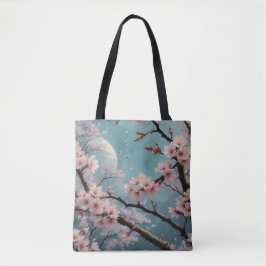 Bolsa Tote Flores de Cereja Encantadas