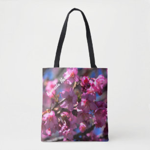 Bolsa Tote Flores de cerejeira de Havaí