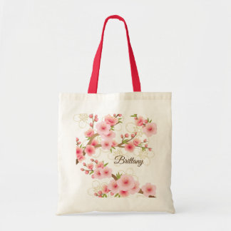 Bolsa Tote Flores de cerejeira elegantes