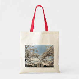 Bolsa Tote Flores de cerejeira memoráveis do Washington DC de