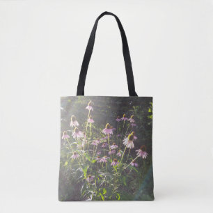 Bolsa Tote Flores de Echinacea ao Sol