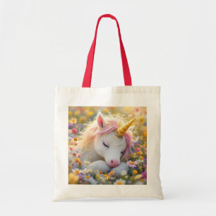 Bolsa Tote Flores de Fantasy Baby Unicorn