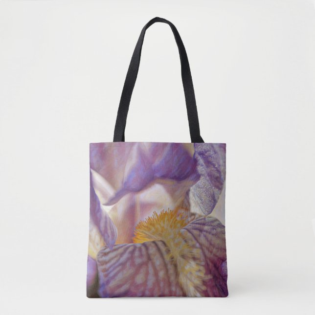 Bolsa Tote Flores de Fé Roxo-Bolsa (Frente)