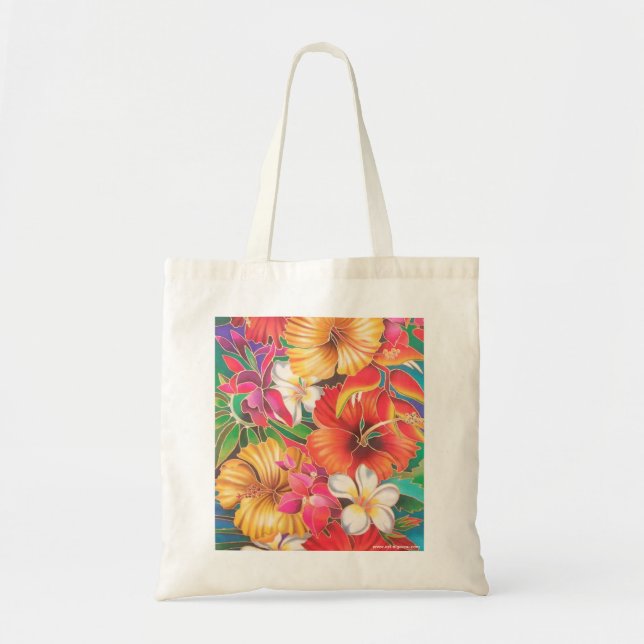 BOLSA TOTE FLORES DE FIJI (Frente)