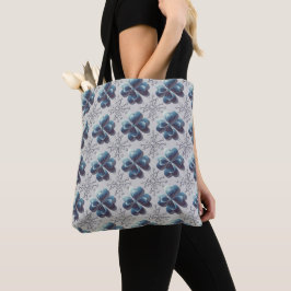 Bolsa Tote Flores de Flocos de Neve