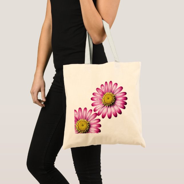 Bolsa Tote Flores de Gérbera (Frente (produto))