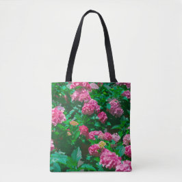 Bolsa Tote Flores de Helleborus Rosa de Natal