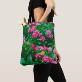 Bolsa Tote Flores de Helleborus Rosa de Natal